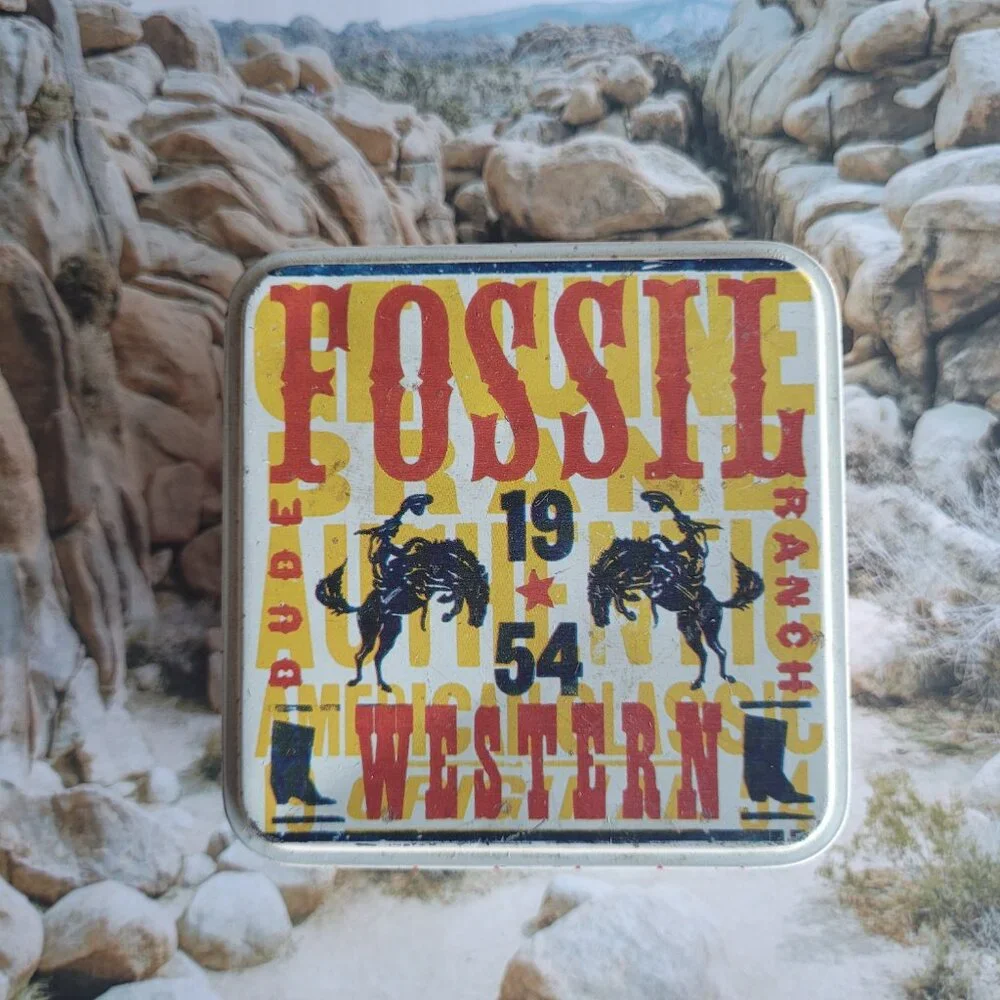 Fossil Collectable 1954 Dude Ranch Watch Tin